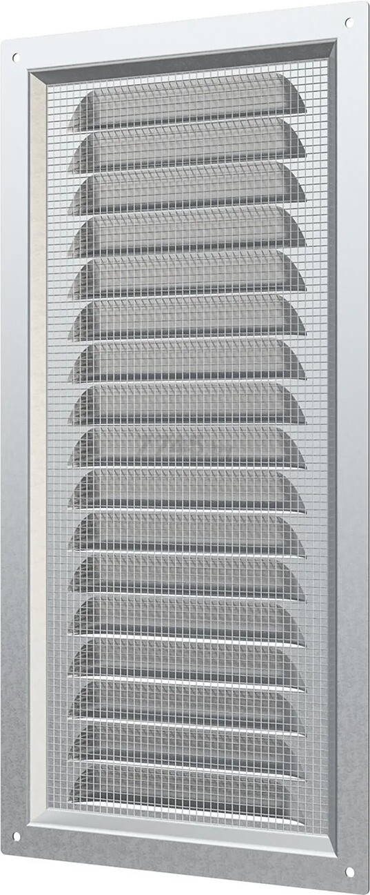 Решетка вентиляционная ЭРА 150х300 серебристая (1530МЦ) - Фото 4